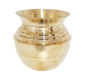 Lota d'eau en laiton massif de taille personnalisée de qualité supérieure fait à la main Lota doré traditionnel pour pot d'eau de Style religieux de cuisine - Product Image 3