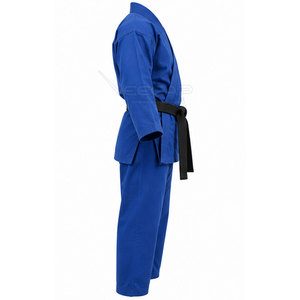 Uniforme de Karate para Artes Marciales, Ropa de Entrenamiento de Algodón Suave, Conjunto de Pantalones y Camiseta de Manga Larga para Práctica y Ejercicio en Interiores - Product Image 5