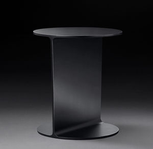 AK Table d'appoint ronde en métal de qualité supérieure en laiton fini or ensemble de 2 tables en verre faites à la main pour les meubles d'hôtel/meubles de décoration - Product Image 4