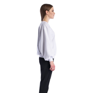 Best Design Women's 100% Cotton Crew Neck <strong>Tshirt</strong> Long Sleeve <strong>Sport</strong> Customizable Colors Logo Wholesale Puffer Blank <strong>Tshirts</strong> OEM