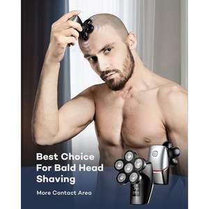 Rasoir électrique rechargeable sans fil pour homme 4 en 1, kit de toilettage pour utilisation humide et sèche avec rasoir facial étanche IPX7 - Product Image 2