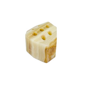 Porte-stylo onyx vintage, porte-crayon en marbre onyx, accessoires de bureau onyx - Product Image 3