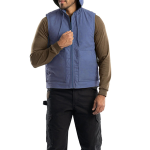 Chaleco de Trabajo para Hombre, sin Mangas, de Lona Transpirable, de Alta Calidad, OEM, con Múltiples Bolsillos, de Algodón y Poliéster - Product Image 1