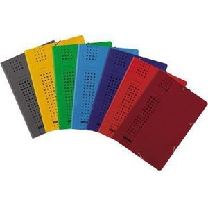 ELBA Chic DIN <b>A4</b> Recycled Green Cardboard File <b>Folder</b> with Corner Clamp Chic Chic Corner Clamps - Product Image 3