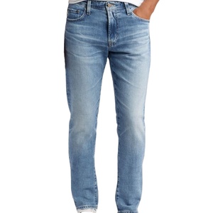 2025 vente en gros de haute qualité mode hommes jean en gros jean coupe ajustée hommes concepteur Stretch Denim bleu et noir jean pour hommes - Product Image 1