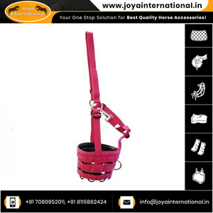 Usine En Gros Nylon Sangle Matériel Confortable Respirer Muselière En Plastique Cheval Pâturage plié - Product Image 6