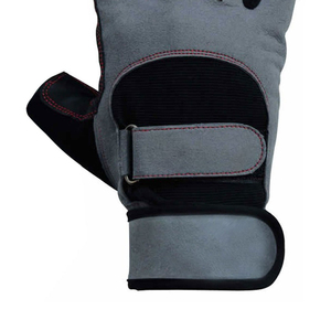 High Performance <b>Leather</b> Unisex Gym Weight Lifting Gloves-Moisture Wicking Adjustable <b>Wrist</b> <b>Strap</b> for Sports Injury Prevention - Product Image 2
