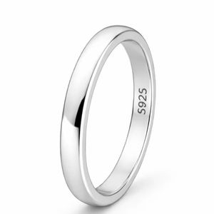 925 Sterling <b>Silver</b> Smooth Finish Plain <b>Band</b> Ring | Solid <b>Silver</b> Unisex <b>Wedding</b> <b>Band</b> | Custom Size Wholesale OEM - Product Image 1