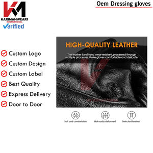 Gants en cuir de mouton véritable pour hommes Doublure en cachemire souple Gants d'hiver chauds pour écran tactile Motocyclette Conduite - Product Image 5