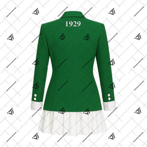 Ropa de la Hermandad Griega Iota Phi Lambda IPL al por Mayor, Vestido Blazer Mini Bordado con Dobladillo Plisado, Artículos Griegos - Product Image 2
