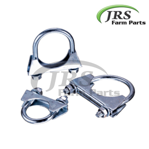 New Heavy-Duty Trailer Noise Control Silencer <b>Clamp</b> Galvanized Iron Zinc Plated Construction JRS Farmparts India Manufacturer - Product Image 2