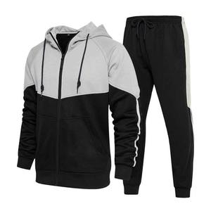 Custom 2 Pieces Jogging Set Man Tracksuit High Quality <b>Hoodies</b> and Sweatshirts Set for <b>Men</b> Zipper Set <b>Running</b> Outerwear Sports - Product Image 3