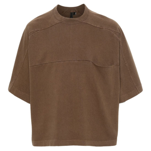 Camiseta de Moda Otoñal 100% Algodón Orgánico Ecológica con Estampado Personalizado, Estilo Urbano, Corte Holgado, Mangas Cortas Raglán para Hombre - Product Image 4