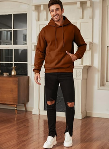 100% algodón con capucha hombre Hoodi pulóver sudaderas con capucha para hombre a la venta Sudadera con capucha térmica sudaderas con capucha térmicas personalizadas - Product Image 2