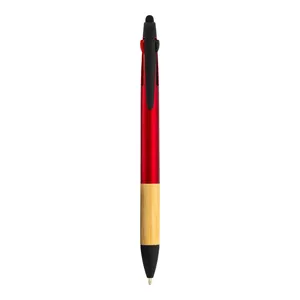 Penna in Bambù Personalizzata con Ricariche Multiple, Gadget Promozionale - Product Image 4