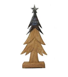 Árbol de Navidad decorativo de madera, Mango pulido a mano personalizado, fabricante de árbol de Navidad, venta al por mayor - Product Image 2