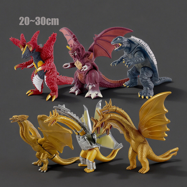 Fantasy Kaiju Big Lizard City Destroyer Figure Model High Detail PVC Toy Cool Birthday Gift for Monster Movie Lover Home Decor