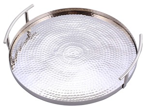 ถาดโลหะทรงกลมสำหรับตกแต่งคริสต์มาสบ้านร้านอาหาร - Product Image 4