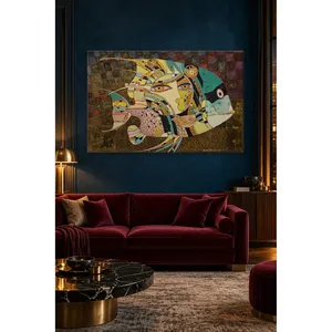 Fida Boris Ankin Poisson avec visage de femme, impression sur toile - Product Image 3
