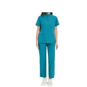 Tenue médicale unisexe 2026 en Spandex pour hôpital, uniforme d'infirmière, combinaison de travail, logo personnalisé, sans couture, pour médecin - Product Image 4