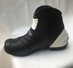 Bottes de moto et de course automobile personnalisées en cuir Chaussures de course demi-longues - Product Image 4