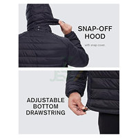 Veste matelassée unisexe grande taille en duvet synthétique isolant, manteau d'hiver chaud, résistant à l'eau, respirant, pliable, avec fermeture éclair
