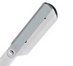 Rasoir droit en acier inoxydable à lame unique avec manche en bois pour le visage et le corps des hommes - Product Image 4