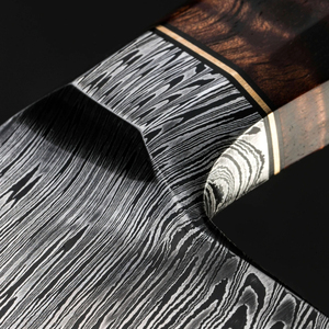 Couteau à désosser en acier inoxydable personnalisable de haute qualité avec manche en bois d'ébène Chef cuisine couperet lame gravée service OEM ODM - Product Image 4