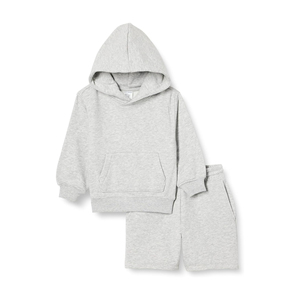 Conjuntos de dos piezas informales ajustados para hombre Conjunto de sudaderas con capucha y pantalones cortos Premium Transpirable para el verano Soporte OEM disponible - Product Image 1