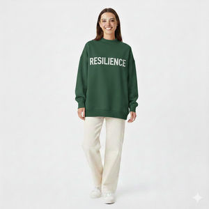 Oversized <b>Mock</b> <b>Neck</b> Cozy Layer Pullover Premium Cotton Casual Winter Sweatshirt Urban Inspired <b>Mock</b> <b>Neck</b> Fashion <b>Top</b> 2026 - Product Image 3