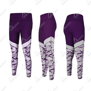 Leggings de yoga avec taille haute confortable Stretch Fit pour Fitness Gym Running et Yoga Pantalon de sport élégant pour les femmes - Product Image 3