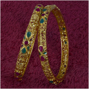 Brazalete de latón simple grabado para uso étnico - Product Image 5