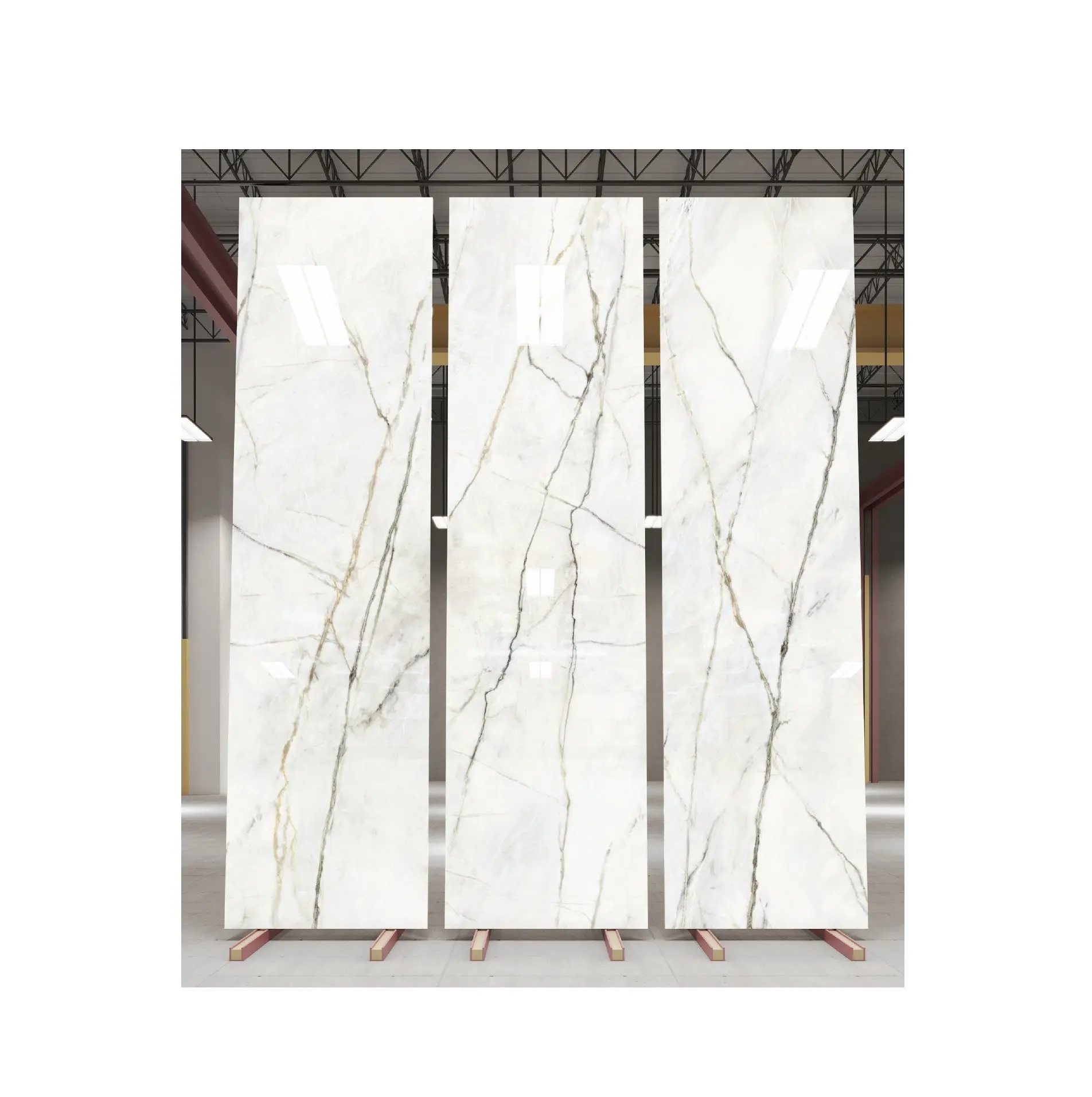 निर्यात बिक्री के लिए उत्कृष्ट गुणवत्ता फैंसी डिजाइन 800 एक्स 3000-15 मिमी रंग शरीर मैसेडोनिया सफेद फर्श टाइल