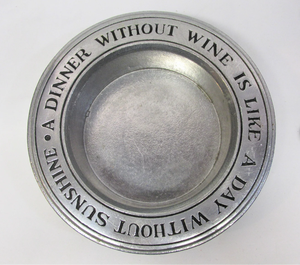 จานชุบเงินทรงกลมสำหรับตกแต่งร้านอาหารโรงแรมดีไซน์ใหม่ทันสมัยจานตกแต่งและจานโลหะเคลือบอลูมิเนียมดิบ - Product Image 1