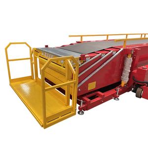 Kamyon yükleme boşaltma kargo için 4 bölüm mobil teleskopik bantlı konveyör akülü taşınabilir geri çekilebilir - Product Image 5