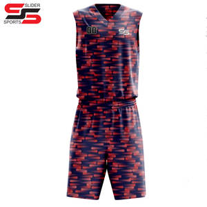 La dernière conception 100% polyester pleine sublimation respirant équipe ensembles uniformes de basket-ball - Product Image 5