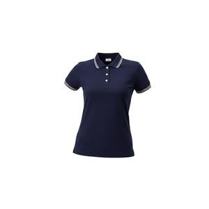 Chemise de golf décontractée pour femme 100 % coton tricoté, coupe ajustée, respirante, infroissable, imprimée, sport d'été, logo personnalisé - Product Image 1