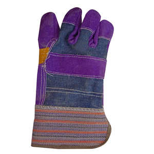 ถุงมือทำงานหนังวัวแท้ หนังแยกชั้น ถุงมือเซฟตี้ คุณภาพสูง หนังแท้คุณภาพดีที่สุด - Product Image 1