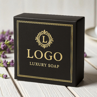 Luxus umwelt freundliche Papier box mit individuellem Druck für Seifen kosmetik Parfüm Kerze & Geschenk verpackung