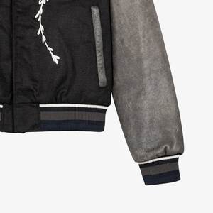 Vente en gros de vestes pour hommes universitaires avec broderie personnalisée vestes tendance pour homme de lettres vestes de printemps décontractées pour homme respirantes - Product Image 4