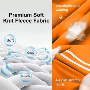 เสื้อกันหนาวมีฮู้ดโอเวอร์ไซส์สำหรับผู้ชายเสื้อกันหนาวแบบสวมหัวมีฮู้ดผ้าคอตตอนมีซิปรูดสำหรับใส่ไปยิมลำลองแฟชั่นฤดูหนาว - Product Image 4