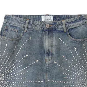 Shorts de luxe pour hommes en strass Shorts personnalisés pour hommes en strass Hip Hop Bling Streetwear - Product Image 3