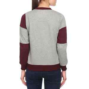 Última llegada sudadera de mujer Color sólido Simple llano mejor moda de invierno logotipo impreso personalizado sudadera de algodón para mujer - Product Image 3