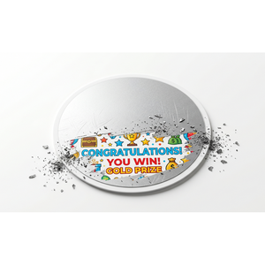 Scratch-Off <b>Sticker</b> Self-Adhesive Cartoon Design - Product Image 1