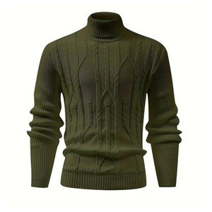 Pulls pour hommes, tricots personnalisés, pulls à col roulé doublés et sweats à capuche, pulls en maille ajustés, sweats à capuche, ensembles de survêtement - Product Image 6