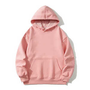 Sweats à capuche vierges coton polyester pull style couleur unie sweats hommes femmes OEM ODM service disponible - Product Image 5