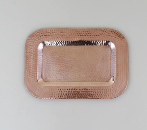 Plateau de service en cuivre brillant Design unique Plateau de service en cuivre fait à la main Prix de gros - Product Image 2