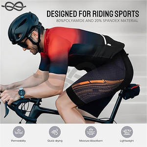 Verano en blanco personalizado cintura elástica hasta la rodilla 4 vías estiramiento Legging apretado gimnasio activo correr ciclismo compresión pantalones cortos hombres - Product Image 2