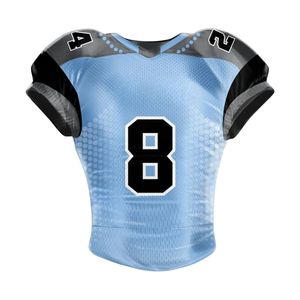 Maillots de football américain légers, respirants et à séchage rapide, personnalisables avec logo, pour l'entraînement, l'école et le collège, vente en gros - Product Image 1