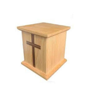 Urnas de madera hechas a mano para cremación, urnas funerarias decorativas para hombre y mujer a bajo precio - Product Image 1